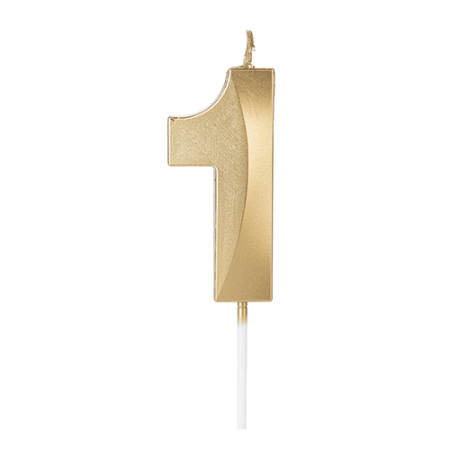VELA SILVER DESIGN DOURADO Nº 1