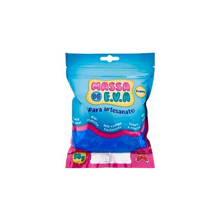 MASSA DE EVA MAKE 50 GR AZUL ESCURO