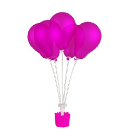 CACHEPOT GRINTOY 05 HASTES ROSA NEON