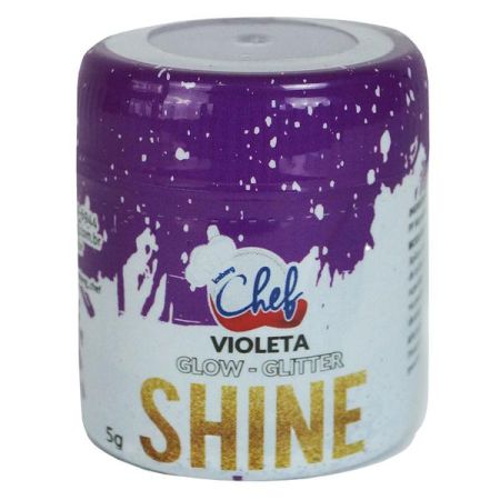 PO BRILHANTE P/ DECORACAO ICEBERG SHINE GLITTER VIOLETA 5 GR