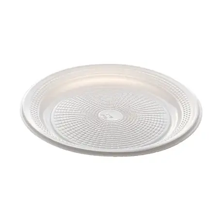 PRATO DESCARTAVEL IBRAS 15 CM RASO BRANCO C/10 UN
