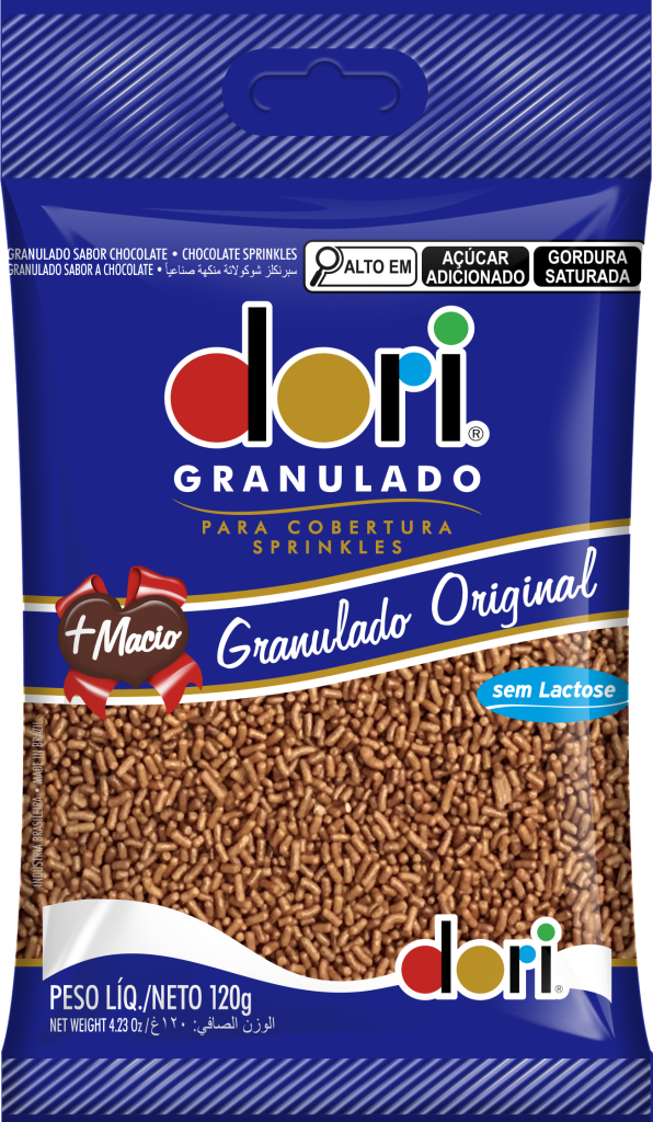 GRANULADO DORI 120 GR MARROM