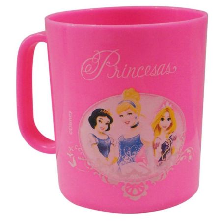 CANECA PLAST. PLASDURAN PRINCESAS 400 ML