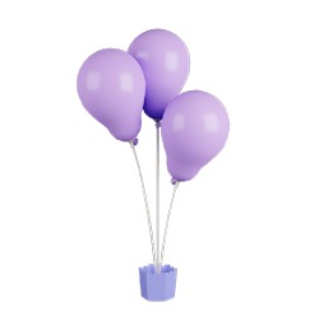 CACHEPOT GRINTOY 03 HASTES LILAS