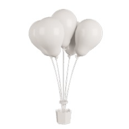 CACHEPOT GRINTOY 05 HASTES BRANCO