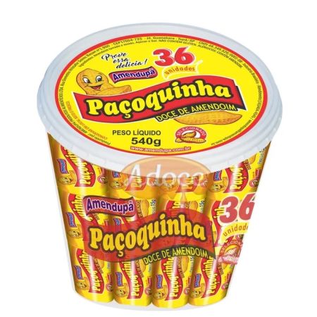 PACOQUINHA AMENDOFORT ROLHA DESEMB. 345 GR C/23 UN