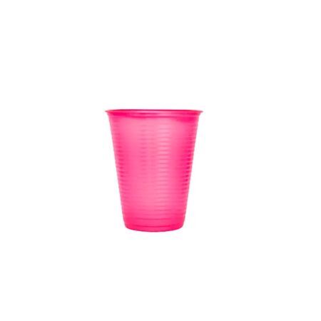 COPO DESCARTAVEL KAIXOTE 200 ML ROSA FLUOR