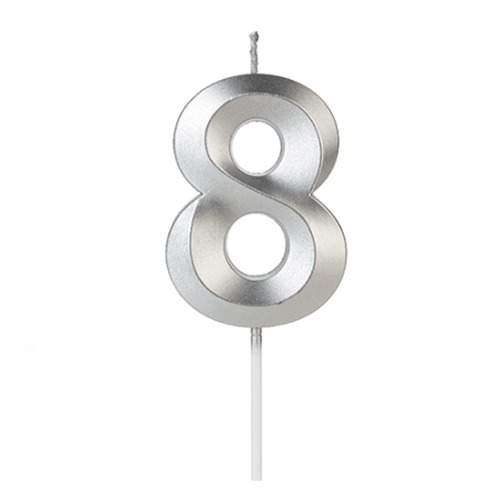 VELA SILVER DESIGN PRATA Nº 8