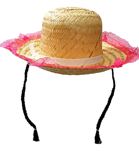 JUNINA CHAPEU BELLA PALHA C/ TRANCA