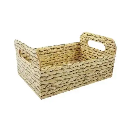 CAIXA CAIXOTE CROMUS TAM. M 22X15X8 PALHA TRANCADA