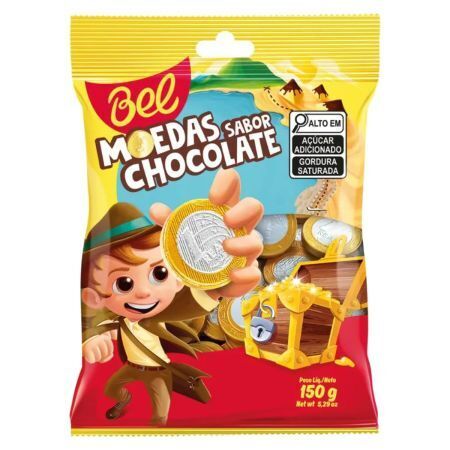 MOEDA DE CHOCOLATE BEL 150 GR