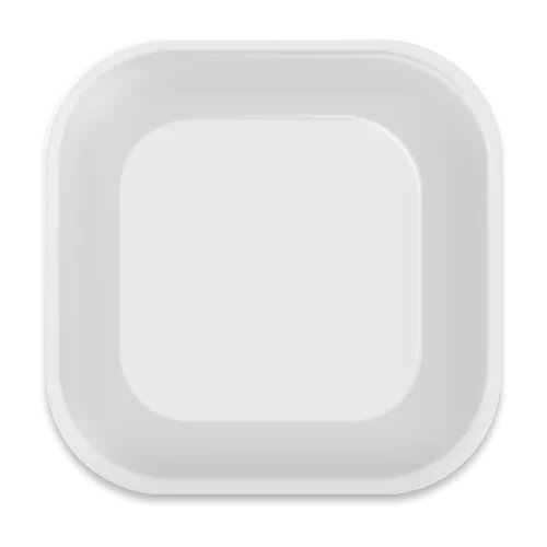 PRATO FESTA JUNCO 18 CM LIVE COLORS BRANCO C/08 UN