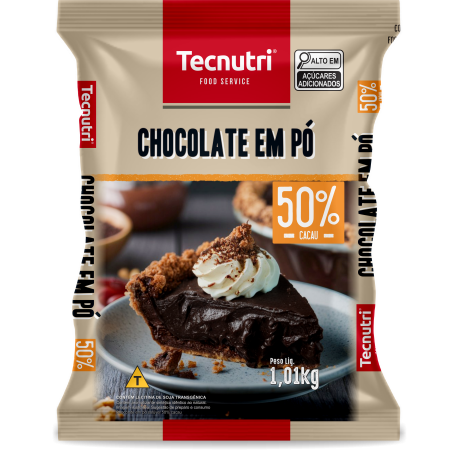 CHOCOLATE EM PO TECNUTRI 50% 1,01 KG