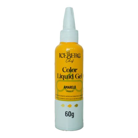 CORANTE LIQUID GEL ICEBERG 60 GR AMARELO