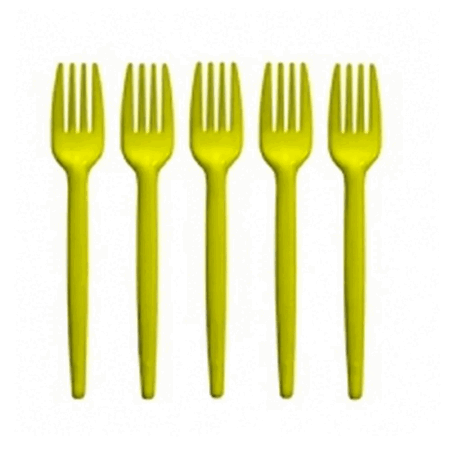GARFO SOBREMESA KAIXOTE AMARELO FLUOR C/50 UN