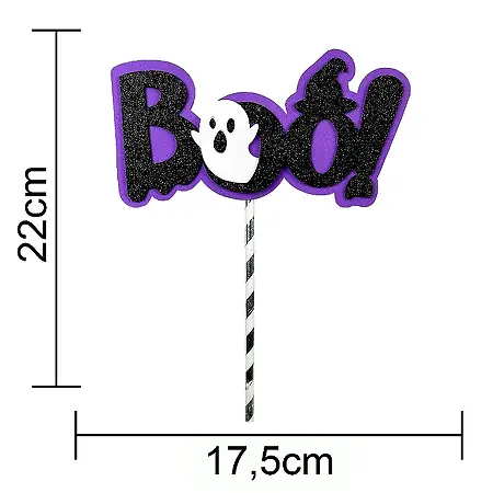 HALLOWEEN TOPO DE BOLO PIFFER 3D HORRIPILANTE REF. 205227
