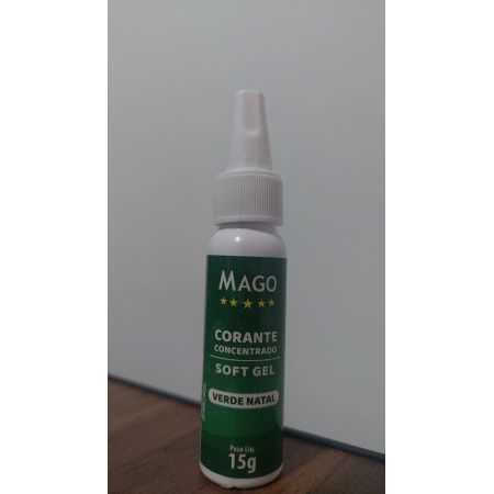 CORANTE SOFT GEL MAGO 15 ML VERDE NATAL