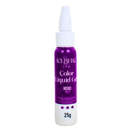 CORANTE LIQUID GEL ICEBERG 25 GR ROXO