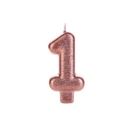 VELA SILVER PEQ GLITTER ROSE GOLD N 1