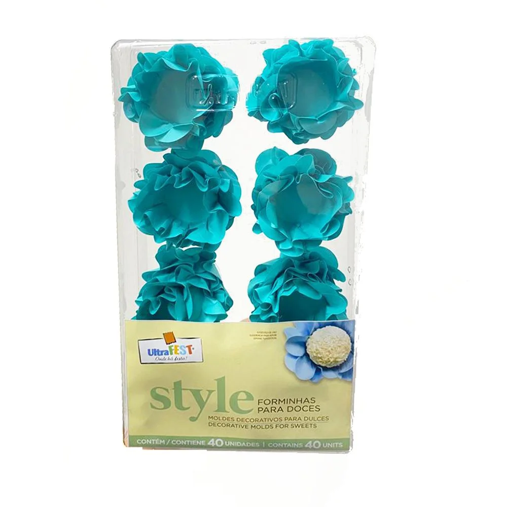 FORMINHA DEC ULTRAFEST FLOR STYLE AZUL TIFFANY C/40 UN