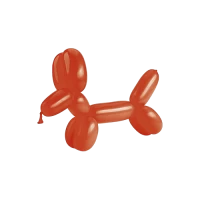 BALOES FEST BALL CANUDO VERMELHO C/25 UN