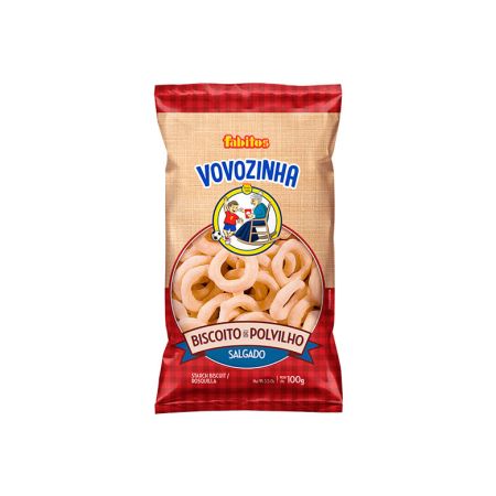 BISCOITO DE POLVILHO FABITOS VOVOZINHA 100 GR TRADICIONAL