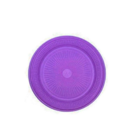 PRATO DESCARTAVEL TRIK TRIK 15 CM BIO RED ROXO C/10 UN