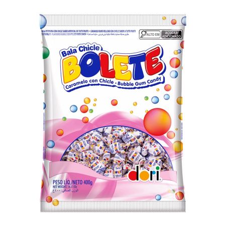 BALA DORI CHICLE BOLETE 400 GR DORI