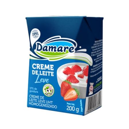 CREME DE LEITE DAMARE 200 GR LEVE