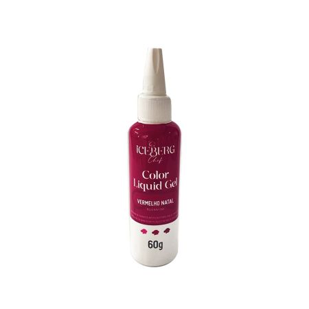 CORANTE LIQUID GEL ICEBERG 60 GR VERMELHO NATAL