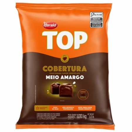 COBERTURA HARALD TOP GOTAS MEIO AMARGO 1,010 KG