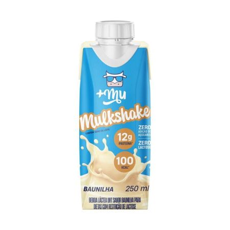 BEBIDA LACTEA MAIS MU MULKSHAKE BAUNILHA 250 ML
