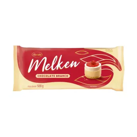 CHOCOLATE MELKEN BRANCO 500 GR HARALD