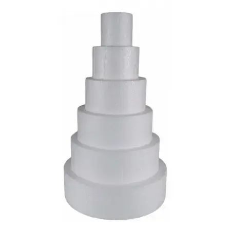 ISOPOR BOLO FALSO KI LETRAS RED 30CM X 10CM