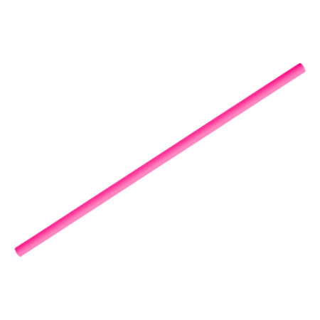 CANUDO DE PAPEL SILVER PLASTIC LISO PINK C/12 UN