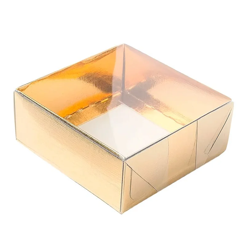 CAIXA PARA BOMBOM DOCE E FESTA TAM. G 20X13X3,5 METAL. OURO