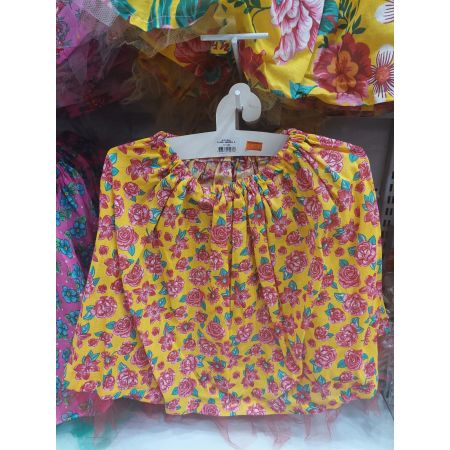 JUNINA ROUPA SB ACESSORIOS SAIA FLORAL ROSA TAM. G REF. SJ004