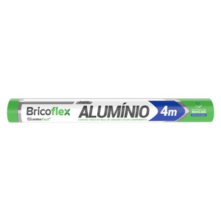 PAPEL ALUMINIO BRICOFLEX 4 MT X 30 CM