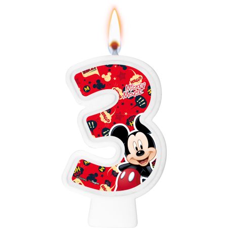 VELA REGINA NUMERAL MICKEY CLASSICO Nº 3