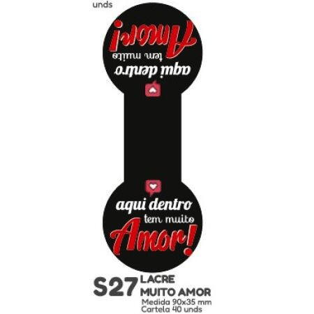 ETIQUETA P/ BOMBOM HIPER EMB. LACRE MUITO AMOR S27