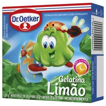 GELATINA DR. OETKER 20 GR LIMAO