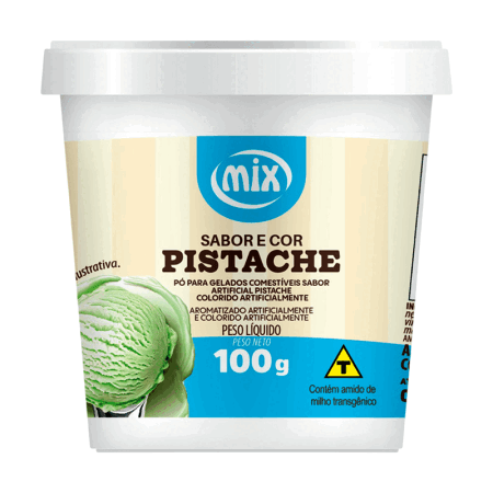 PO P/ SORVETE MIX PISTACHE 100 GR