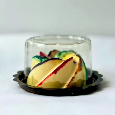 EMBALAGEM P/ BOLO FLIP MARGARIDA 380 ML PRETO C/05 UN