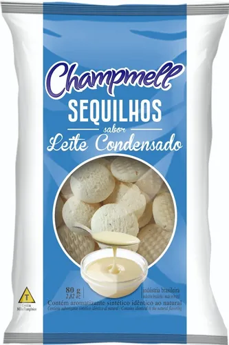 SEQUILHOS CHAMPMELL LEITE CONDENSADO 80 GR
