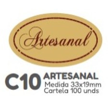 ETIQUETA P/ BOMBOM HIPER EMB. ARTESANAL C10