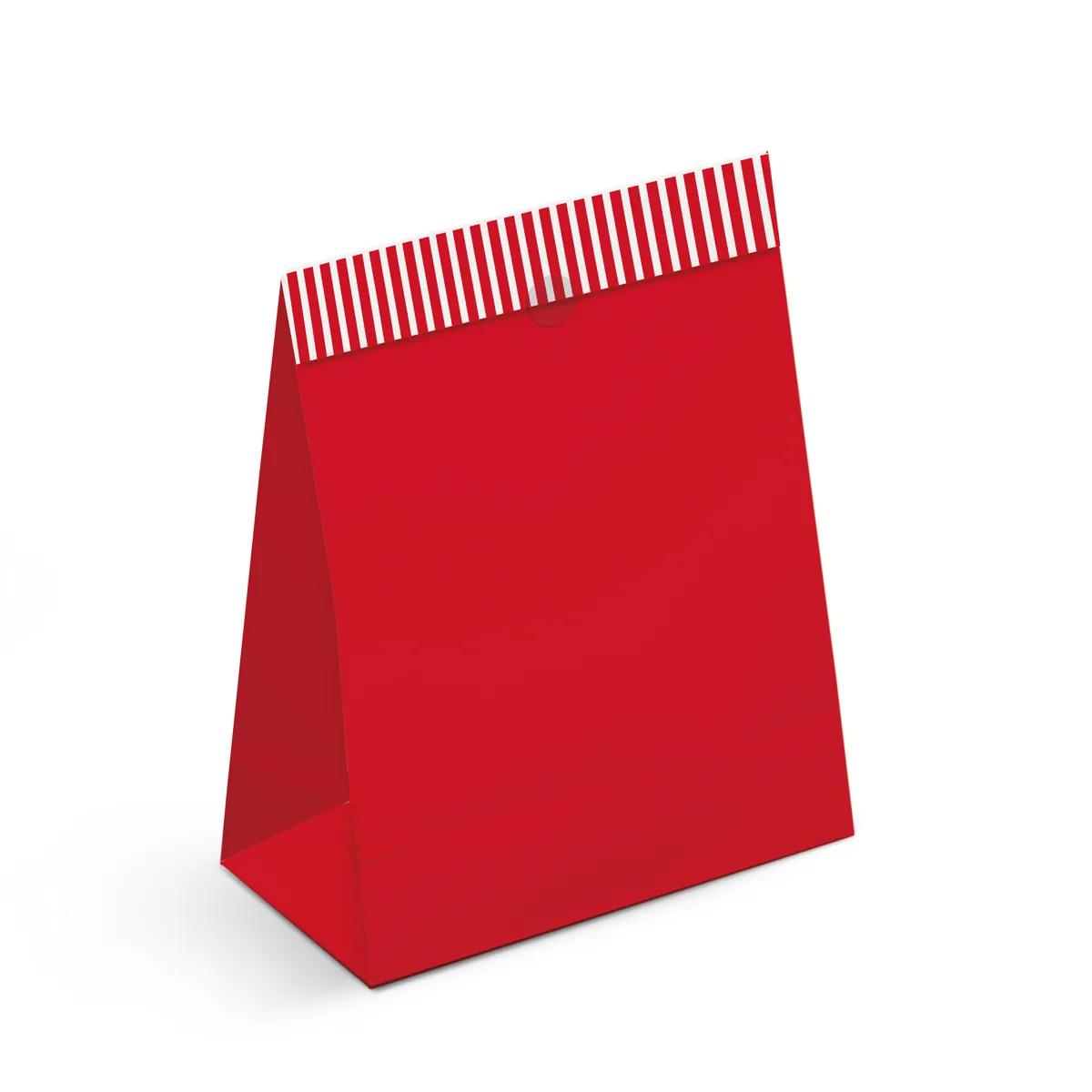 SACO PAPEL P/PRESENTE CROMUS P 22X15X7 VERMELHA C/1 UN