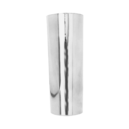 COPO ACRILICO DURVALINA 350 ML LONG DRINK METALIZADO PRATA