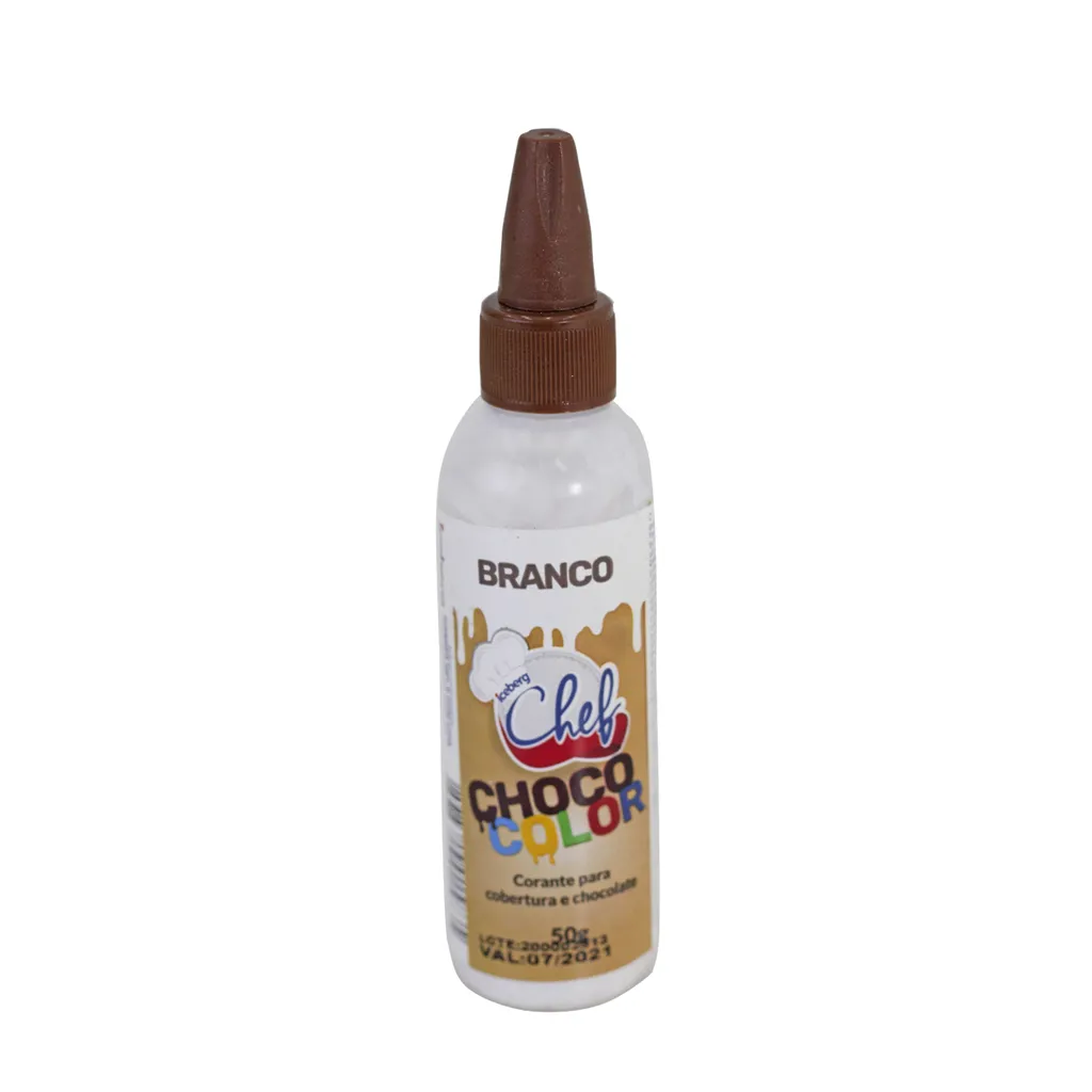 CORANTE GEL P/ CHOCOLATE ICEBERG 50 GR BRANCO