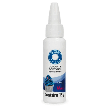 CORANTE SOFT GEL MAGO 15 ML AZUL