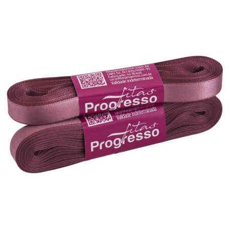 FITA PROGRESSO CETIM 10 MM X 10 MT COR 344 ROSE